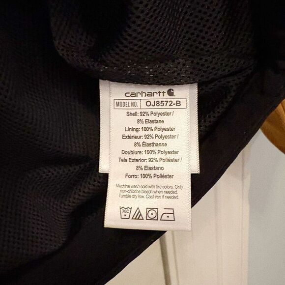 NWOT CARHARTT Rain Defender Packable Anorak Pullover Jacket Boys Size XL (18-20) - Picture 5 of 5